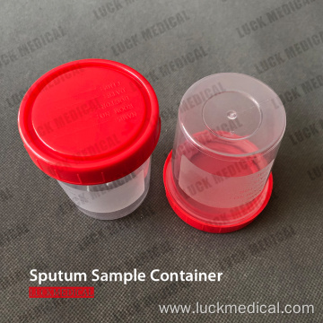Virus Sampling Sputum Cup Plastic Specimen Container